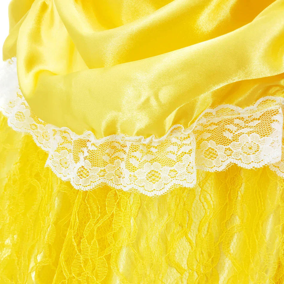 Yellow Princess Set Child – Bellezia-1-100 cm-State of Style