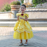Yellow Princess Set Child – Bellezia-1-100 cm-State of Style