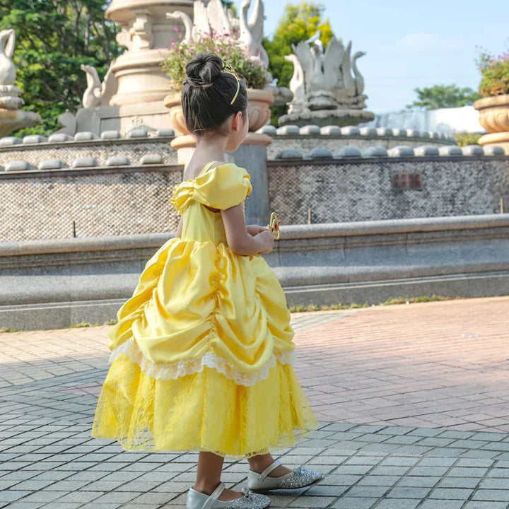 Yellow Princess Set Child – Bellezia-1-100 cm-State of Style