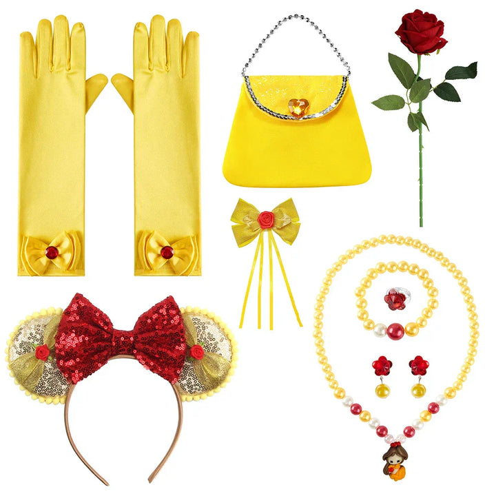 Yellow Princess Set Child – Bellezia-1-100 cm-State of Style