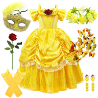 Yellow Princess Set Child – Bellezia-8-100 cm-State of Style