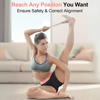 Yoga Band with Adjustable D-Ring Buckle-180.00 cm-Pink-State of Style