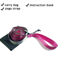 Yoga Stretch Band with 12 Loops-Black-State of Style