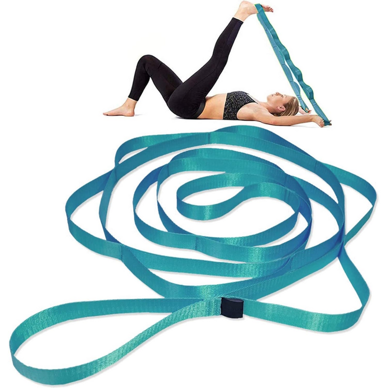 Yoga Stretch Band with 12 Loops-Blue 2.5cm-State of Style