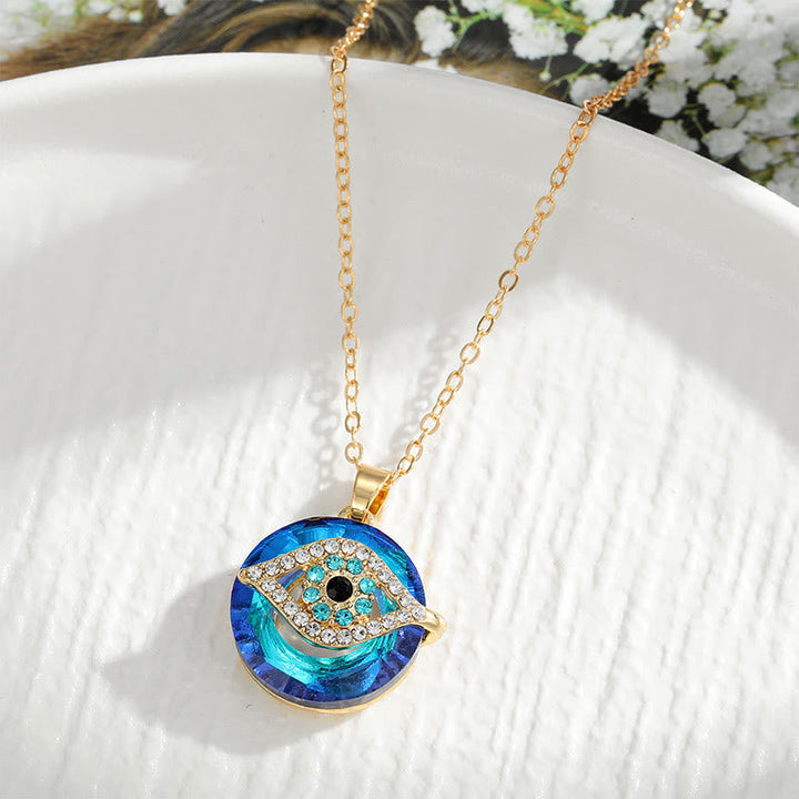 "You will always be protected" - Evil Eye Necklace-Evil Eye#Gold-State of Style