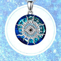 "You will always be protected" - Evil Eye Necklace-Evil Eye#Sun-State of Style
