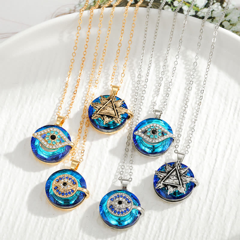 "You will always be protected" - Evil Eye Necklace-Evil Eye#Sun-State of Style