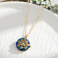 "You will always be protected" - Evil Eye Necklace-Evil Eye#Triangle Gold-State of Style