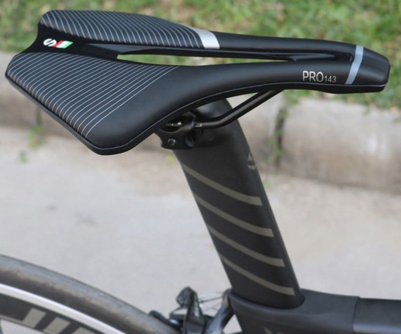 Your Favourite Bicycle Saddle - UltraRide™-Black + Coloured Rail-State of Style