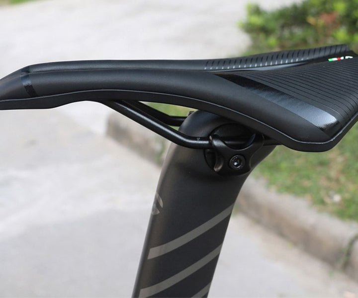 Your Favourite Bicycle Saddle - UltraRide™-Black + Coloured Rail-State of Style