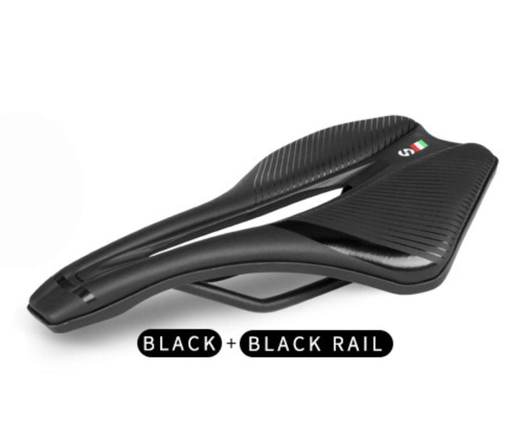 Your Favourite Bicycle Saddle - UltraRide™-Black + Coloured Rail-State of Style