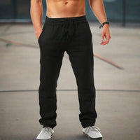 Your Perfect Linen Summer Trousers - Victor-Black-S-State of Style