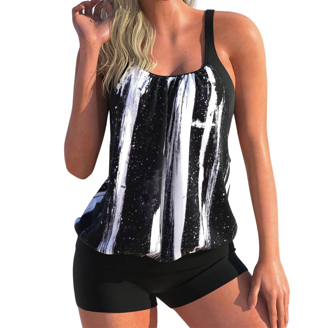 Ysabel Tankini | Stylish & Versatile-Black-S-State of Style