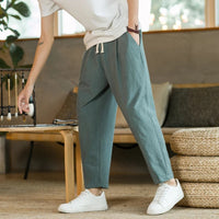 Zavier - Linen Pants | Stylish Summer Linen Trousers for Men-Green-M-State of Style