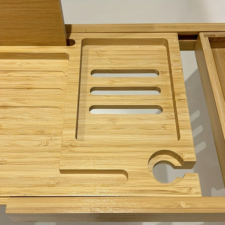 ZenBath Luxe Bamboo Bathtub Tray-State of Style