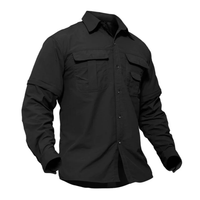 Zip-off Outdoor Shirt - Arvo-Black-S-State of Style