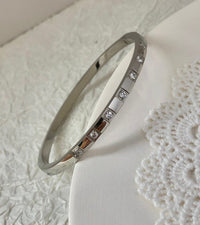 ZIRCON INLAY BRACELET-Silvertip-58-60mm-State of Style
