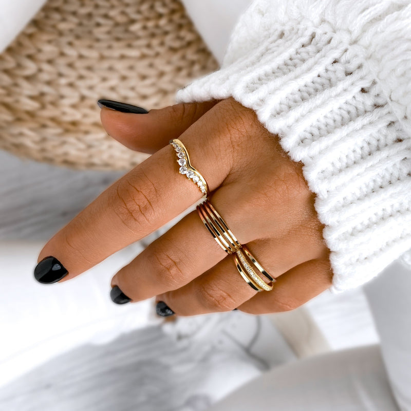 Zirconia Crown Ring – Allegra-Gold-5-State of Style
