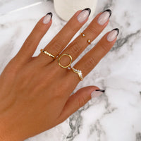 Zirconia Crown Ring – Allegra-Gold-5-State of Style