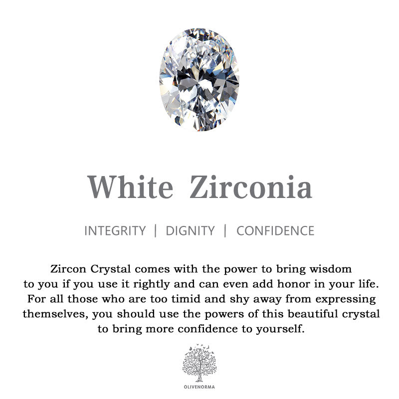 Zirconia Gold-Plated Tarot Teardrop Pendant Necklace – Amara-The Empress-State of Style