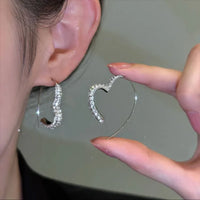 Zirconia Heart Earrings - Eliana-State of Style