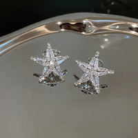 Zirconia Ster Earrings/Ear Cuff - Lyric-Ear Cuff-State of Style