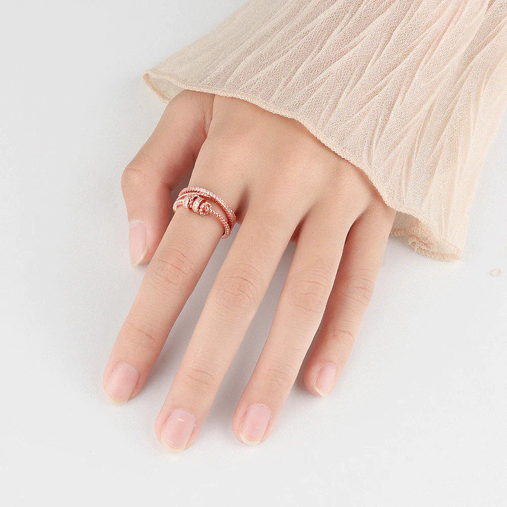 Zirconium Fidget Ring | Stress Relief Jewellery-Silver-State of Style