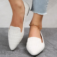 Zoë - Orthopedische Elegante Witte Loafers-35-State of Style