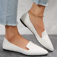 Zoë - Orthopedische Elegante Witte Loafers-35-State of Style
