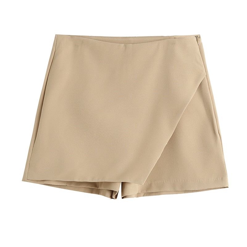 Zofie Culottes | Stylish & Comfortable Shorts for Any Occasion-Khaki-S-State of Style